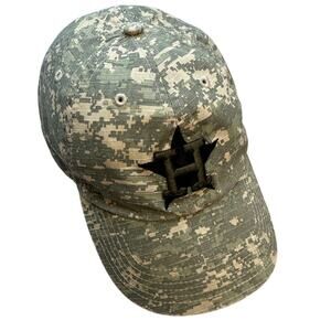 Houston Astros '47 Brand Digital Camo Military Relaxed Fit Hat OSFA
